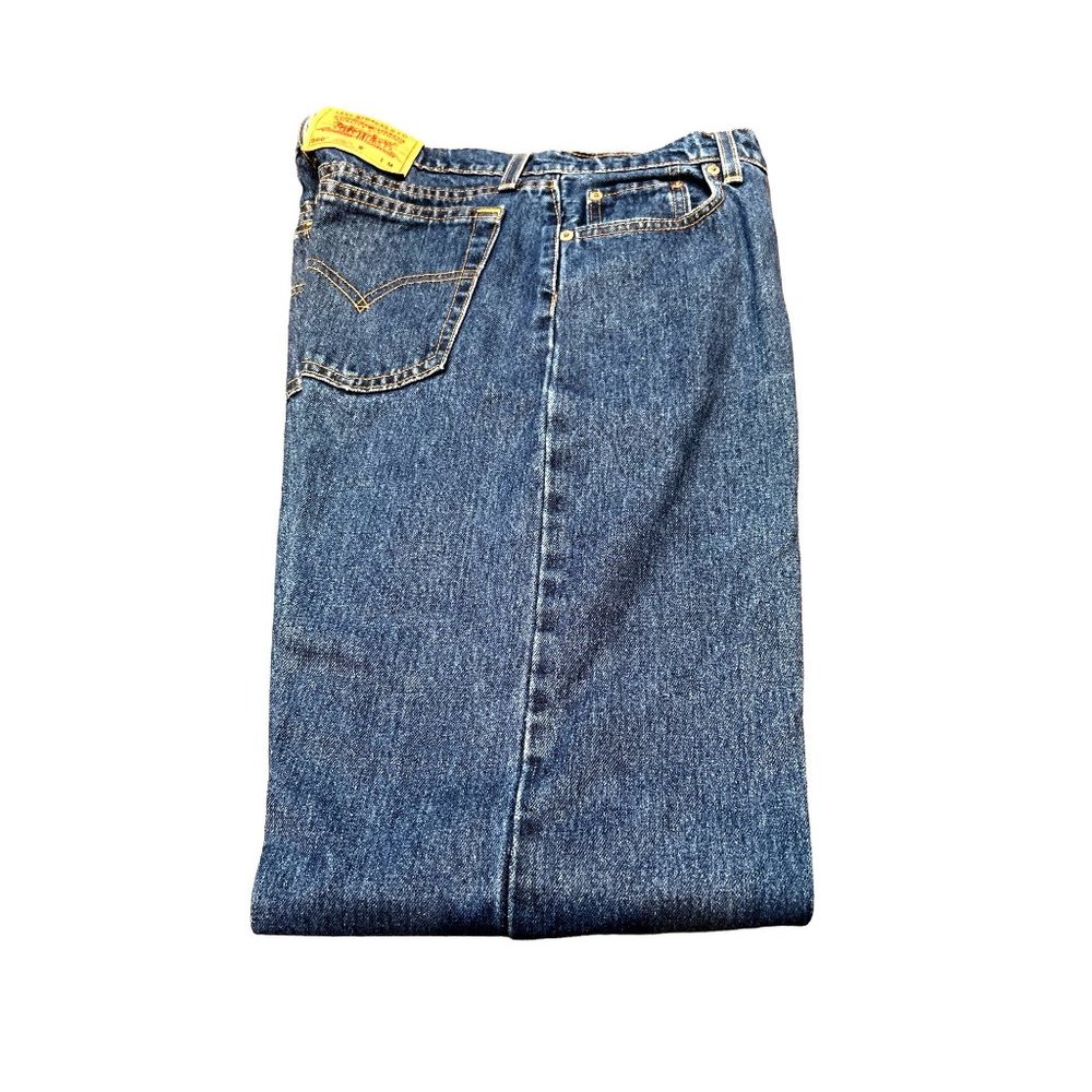 Vintage Levi Women's 560 Loose Fit Straight Leg Blue Jeans Size 10 Medium